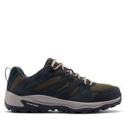 Trekkingi Columbia. Zielone buty trekkingowe Columbia, bez wzorów, bez zapięcia. Za 349.99 zł.