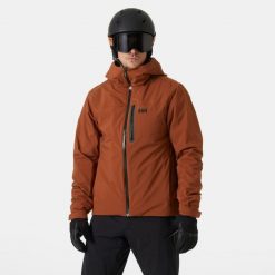 Kurtka narciarska 3 w 1 Helly Hansen Swift. Brązowe kurtki przeciwdeszczowe Helly Hansen, na zimę, m, bez wzorów, bez kaptura, primaloft. Za 1,498.00 zł.