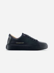 ALEXANDER SMITH Skórzane sneakersy w kolorze czarnym rozmiar: 40. Czarne buty sportowe casual Alexander Smith, bez wzorów, bez zapięcia. Za 325.17 zł.