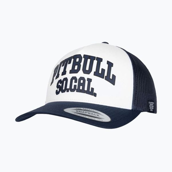 Czapka z daszkiem męska Pitbull SO.CAL. Retro Trucker. Czarne czapki z daszkiem PITBULL, bez wzorów, z bawełny. Za 139.99 zł.