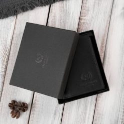 Portfel męski skórzany mały czarny klasyczny Paolo Peruzzi AY-09-BL. Czarne portfele Paolo Peruzzi, bez wzorów, ze skóry. Za 59.00 zł.