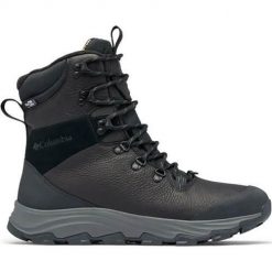 Buty trekkingowe męskie Columbia Expeditionist Extreme Outdry. Czarne trekkingi Columbia, bez wzorów, z materiału, za kostkę, bez zapięcia. Za 713.00 zł.