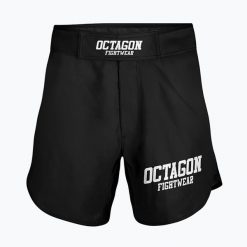 Spodenki treningowe męskie Octagon Fight Wear MMA. Czarne krótkie spodenki sportowe OCTAGON, m, bez wzorów. Za 159.99 zł.