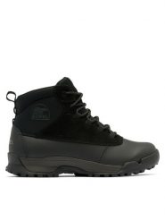 Sorel Trekkingi Buxton Lite Lace Plus Wp 2084871010 Czarny. Czarne botki sznurowane Sorel, bez wzorów, ze skóry, bez obcasa, bez zapięcia. Za 319.99 zł.