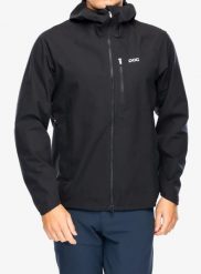 Kurtka rowerowa męska POC Motion Rain Jacket. Czarne kurtki POC, na zimę, m, bez wzorów, z nylonu, bez kaptura. Za 878.89 zł.