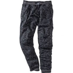 Spodnie sportowe. Niebieskie spodnie treningowe długie bonprix, l, bez wzorów. Za 94.99 zł.