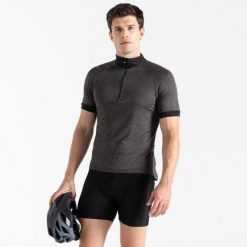 Koszulka rowerowa męska Pedal It Out Out. Czarne t-shirty sportowe Dare 2B, bez wzorów, bez ramiączek, trekkingowe. W wyprzedaży za 147.40 zł.