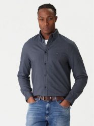 Tommy Jeans Koszula DM0DM22836 Granatowy Regular Fit. Niebieskie koszule Tommy Jeans, l, bez wzorów, z bawełny, bez kołnierzyka, bez ramiączek. Za 329.99 zł.