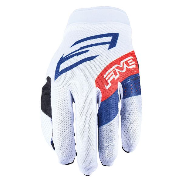 Rękawiczki XR-LITE - PASKI BIAŁE (białe) - XS/7. Białe rękawiczki FIVE GLOVES, bez wzorów. Za 117.00 zł.