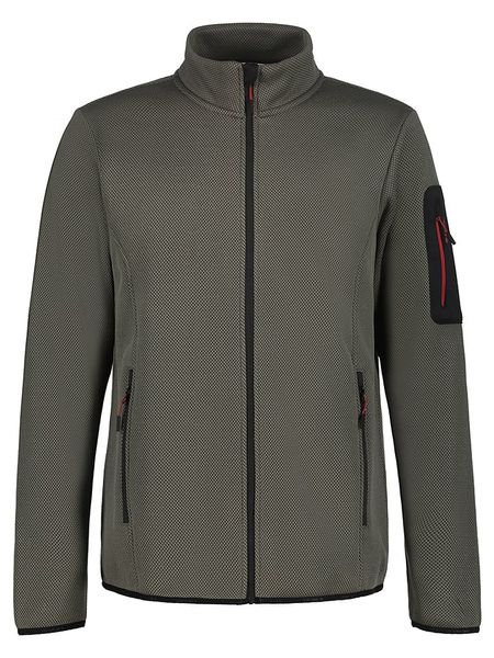 Icepeak Kurtka polarowa "Bredstedt" w kolorze szarobrązowym rozmiar: M. Brązowe kurtki Icepeak, m, bez wzorów, z materiału, bez kaptura. Za 104.89 zł.