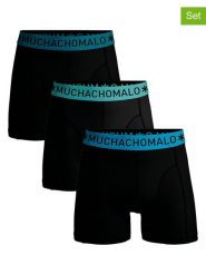 Muchachomalo Bokserki (3 pary) w kolorze czarnym rozmiar: XXL. Czarne bokserki MUCHACHOMALO, xxl, bez wzorów. Za 114.95 zł.