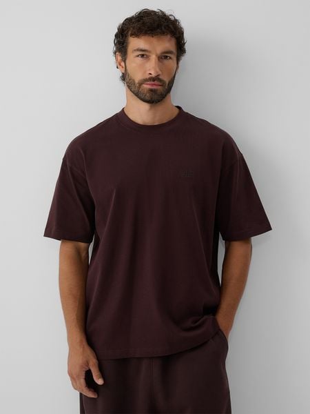4F T-shirt loose gładki męski - brązowy M. Brązowe t-shirty 4F, m, bez wzorów, z bawełny, bez kołnierzyka, bez ramiączek. Za 69.99 zł.