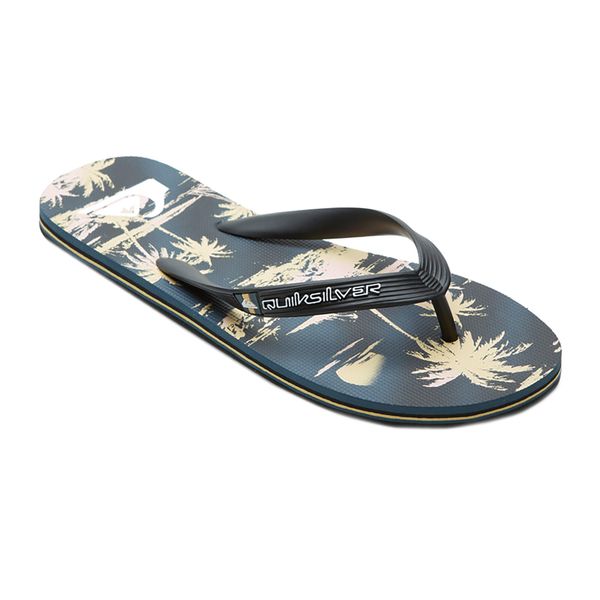 Japonki plażowe męskie Quiksilver Molokai Air Flow. Czarne japonki Quiksilver, bez wzorów. Za 49.99 zł.