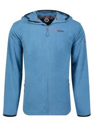 Geographical Norway Kurtka polarowa "Unicia" w kolorze niebieskim rozmiar: XL. Niebieskie kurtki Geographical Norway, xl, bez wzorów, z materiału, bez kaptura. Za 127.35 zł.