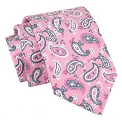 Męski Krawat Angelo di Monti - Różwoy, z Wzorem Paisley. Czerwone krawaty i muchy Angelo di Monti, bez wzorów, z tkaniny. Za 45.00 zł.