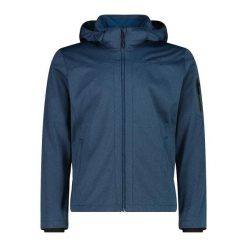 Lekką kurtka z kapturem softshell CMP. Niebieskie kurtki CMP, na jesień, xl, bez wzorów, z polaru, z kapturem. Za 312.50 zł.