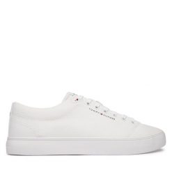 Tenisówki Tommy Hilfiger. Białe trampki Tommy Hilfiger, m, bez wzorów, bez zapięcia. Za 299.99 zł.