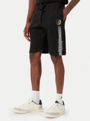 Beverly Hills Polo Club Szorty sportowe M6603B-HR Czarny Regular Fit. Czarne krótkie spodenki sportowe Beverly Hills Polo Club, m, bez wzorów, z bawełny. Za 171.99 zł.