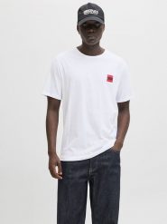 Jack & Jones Koszulka w kolorze białym rozmiar: M. Białe bezrękawniki Jack & Jones, m, bez wzorów, z bawełny, bez kołnierzyka, bez ramiączek. Za 43.99 zł.
