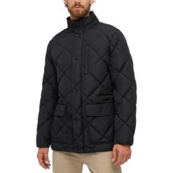 Kurtka GEOX W CAMEI MID JKT Czarny. Czarne kurtki Geox, m, bez wzorów, z tkaniny, bez kaptura. Za 683.99 zł.