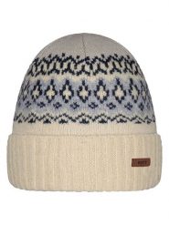 Barts Czapka "Gregoris" w kolorze kremowym rozmiar: onesize. Brązowe czapki zimowe Barts, z aplikacjami, ze splotem. Za 65.38 zł.