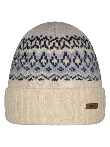 Barts Czapka "Gregoris" w kolorze kremowym rozmiar: onesize. Brązowe czapki zimowe Barts, z aplikacjami, ze splotem. Za 108.74 zł.