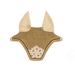 Czapka przeciw insektom dla konia z weluru Kentucky Horsewear Fly Veil Wellingto. Brązowe czapki zimowe KENTUCKY HORSEWEAR, bez wzorów, z weluru. Za 378.00 zł.