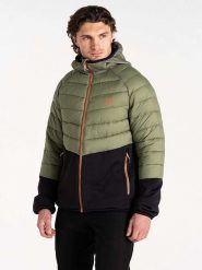 Dare 2b Kurtka hybrydowa "Torrek" w kolorze oliwkowo-czarnym rozmiar: L. Brązowe kurtki outdoor i hardshell Dare 2B, l, bez wzorów, bez kaptura. Za 150.37 zł.