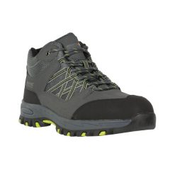 Obuwie Ochronne Męskie. Czarne buty trekkingowe Regatta, bez wzorów, bez zapięcia, trekkingowe. Za 310.99 zł.