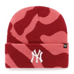 Czapka New York Yankees 47Brand MLB Freeform. Czerwone czapki zimowe 47 Brand, bez wzorów. Za 149.05 zł.
