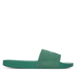 Klapki Calvin Klein Jeans. Zielone klapki Calvin Klein Jeans, z jeansu. Za 179.99 zł.