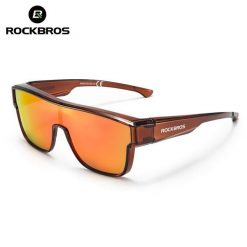 Okulary przeciwsłoneczne do jazdy na rowerze z polaryzacją ROCKBROS. Brązowe okulary przeciwsłoneczne ROCKBROS. Za 83.43 zł.