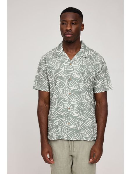 MAZINE Koszula "Resort" w kolorze jasnozielonym rozmiar: S. Zielone koszule MAZINE, s, bez wzorów, z bawełny, bez kołnierzyka, bez ramiączek. Za 104.89 zł.