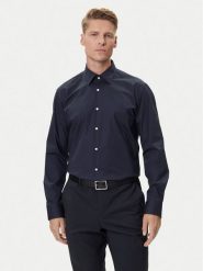 BOSS Koszula H-Joe 50549923 Granatowy Regular Fit. Niebieskie koszule Boss, m, bez wzorów, z bawełny, bez kołnierzyka, bez ramiączek. Za 399.99 zł.