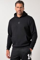 Męska Bluza z kapturem fitness kaptur kieszeń kangurka nadruk na plecach. Czarne bluzy z kapturem JAY-PI, m, bez wzorów, z bawełny, z kapturem. Za 349.99 zł.