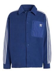 Adidas Koszula polarowa w kolorze granatowym rozmiar: XL. Niebieskie koszule Adidas, xl, bez wzorów, z polaru, bez kołnierzyka, bez ramiączek. Za 140.20 zł.