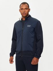 EA7 Emporio Armani Kurtka przejściowa 6DPM85 PJUFZ Granatowy Regular Fit. Niebieskie kurtki EA7 Emporio Armani, m, bez wzorów, z syntetyku, bez kaptura. Za 529.99 zł.