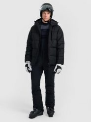 4F Spodnie narciarskie softshellowe membrana 8000 męskie - czarne 3XL. Czarne spodnie narciarskie i snowboardowe 4F, m, bez wzorów, z softshellu, narciarskie. Za 499.99 zł.