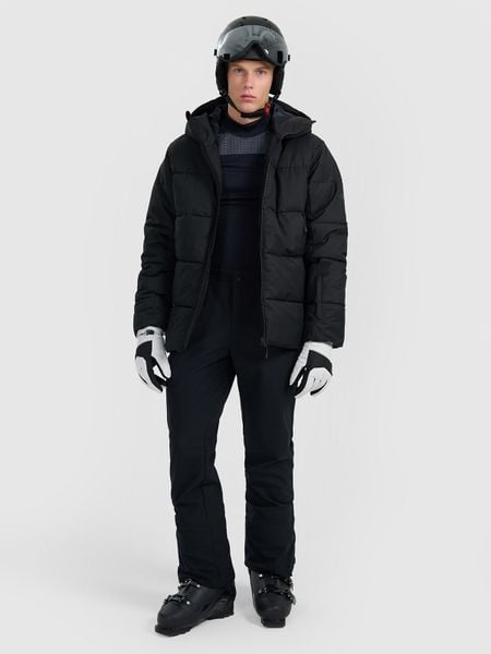 4F Spodnie narciarskie softshellowe membrana 8000 męskie - czarne 3XL. Czarne spodnie narciarskie i snowboardowe 4F, m, bez wzorów, z softshellu, narciarskie. Za 499.99 zł.