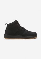 Czarno-Brązowe Płaskie Sznurowane Botki Sneakersy za Kostkę Mivara. Czarne buty sportowe casual Born2be, bez wzorów, za kostkę, bez zapięcia. Za 119.99 zł.
