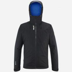 Kurtka przeciwdeszczowa męska Millet Kamet Gore-Tex Jacket Jacket. Czarne kurtki Millet, l, bez wzorów, z gore-texu, z kapturem. Za 1,725.65 zł.