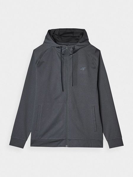 4F Bluza w kolorze szarym rozmiar: L. Szare bluzy 4F, l, bez wzorów, bez kaptura. Za 110.04 zł.