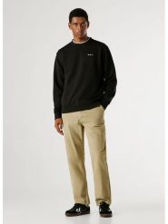 Pepe Jeans Bluza "Griffin" w kolorze czarnym rozmiar: L. Czarne bluzy Pepe Jeans, l, bez wzorów, z bawełny, bez kaptura. Za 123.95 zł.