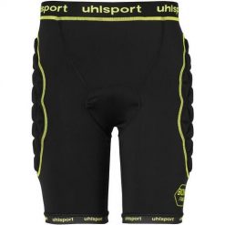 Wyściełane spodenki bramkarskie Uhlsport Bionikframe. Czarne szorty Uhlsport, m, bez wzorów. W wyprzedaży za 213.45 zł.