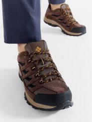 Columbia Trekkingi Crestwood BM5372 Brązowy. Brązowe buty trekkingowe Columbia, bez wzorów, ze skóry, bez zapięcia. Za 479.99 zł.