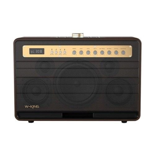 Głośnik bezprzewodowy W-KING K6L 120W brązowy. Brązowe głośniki przenośne W-KING. Za 1,245.99 zł.