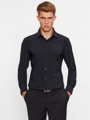 Boss Koszula P-Hank-S-Kent-C1-222 50503554 Czarny Slim Fit. Czarne koszule Boss, m, bez wzorów, z syntetyku, bez kołnierzyka, bez ramiączek. Za 429.99 zł.