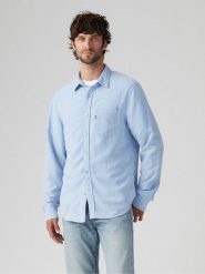 Levi's Koszula w kolorze błękitnym rozmiar: S. Niebieskie koszule Levi's®, s, bez wzorów, bez kołnierzyka, bez ramiączek. Za 140.86 zł.