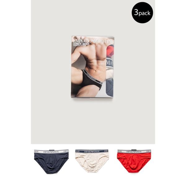 Slipy Mężczyzna EMPORIO ARMANI CONNECTED. Czerwone slipki Emporio Armani Connected, m, bez wzorów, z bawełny. Za 202.05 zł.