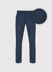 PAKO LORENTE - Granatowe spodnie męskie. Eleganckie spodnie Pako Lorente, na co dzień, l, z bawełny, casualowe. Za 359.99 zł.